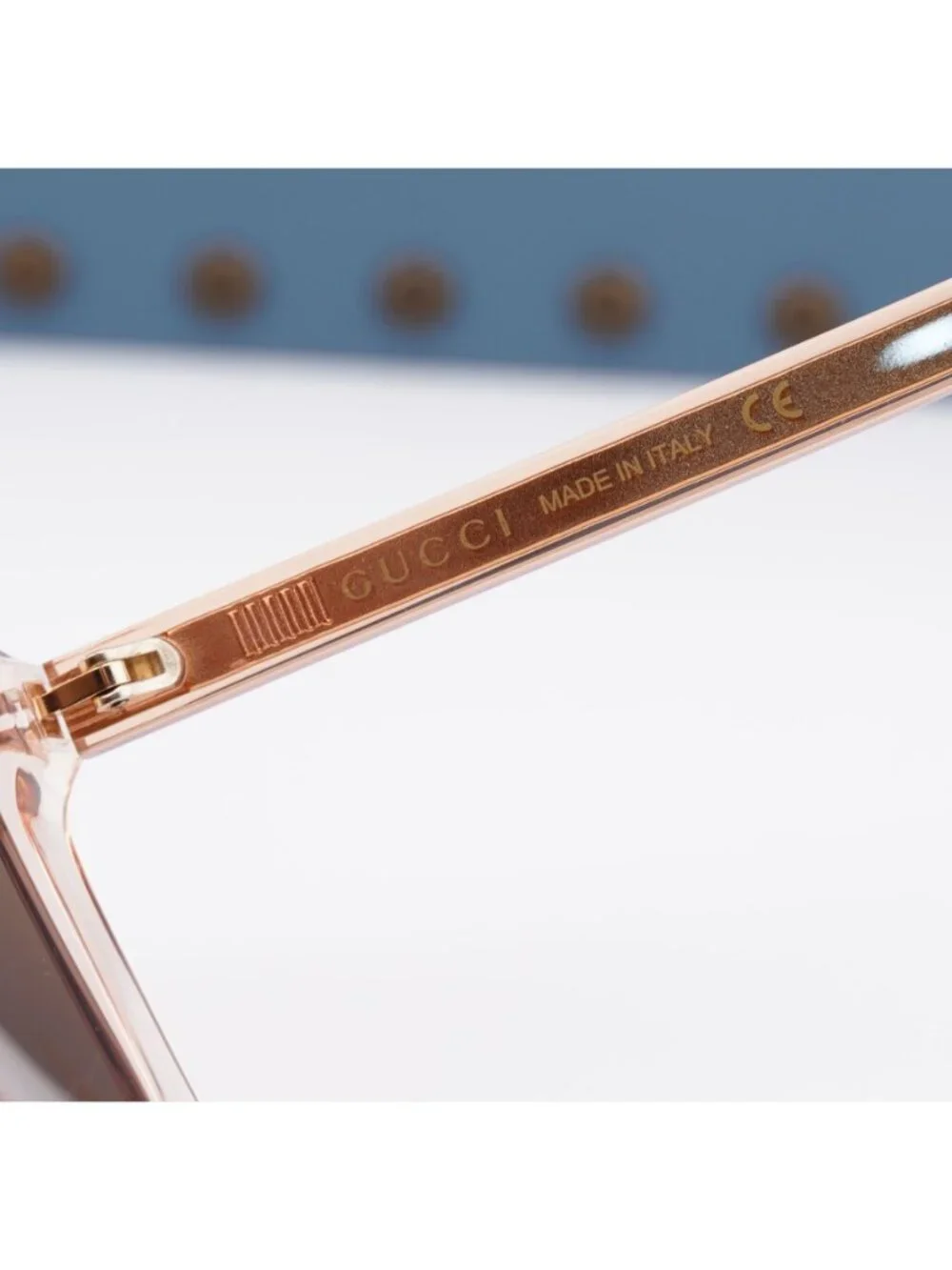 Gucci GG0567SA 004 Women Square Sunglasses - Pink / Brown